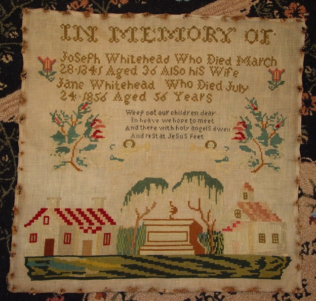 Whitehead, Joseph & Jane Memorial Needlepoint