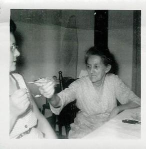 Sallie with daughter Lenore Rouse Burgess 1954