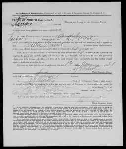 Rouse, Geo K NC Estate Files pg3